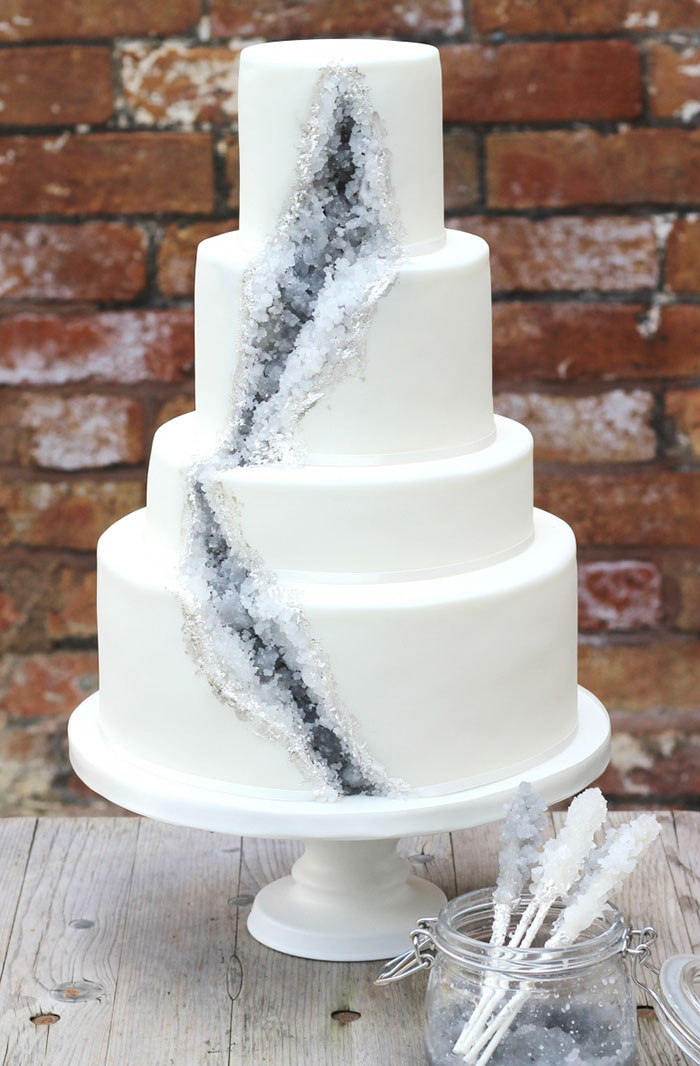 Geode Wedding Cakes
 This New Geode Wedding Cake Trend Is Rocking The Internet