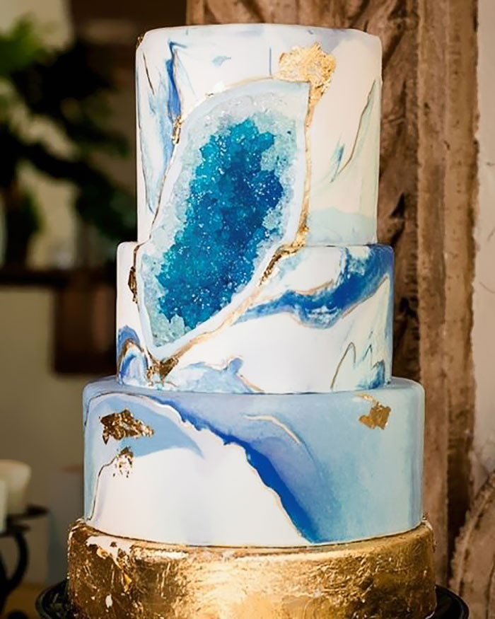 Geode Wedding Cakes
 Her Wedding Planner Blog Archive The new wedding cake