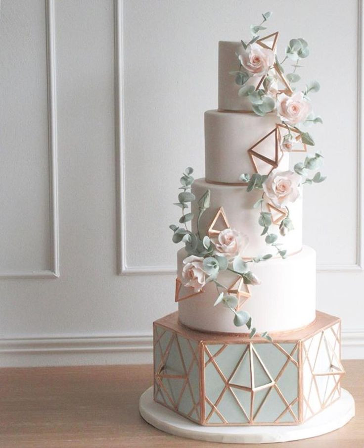 Geometric Wedding Cakes
 Best 25 Geometric cake ideas on Pinterest
