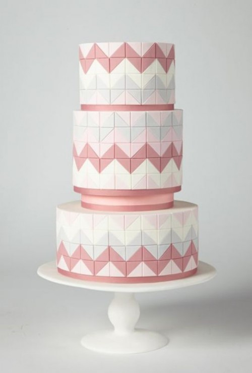 Geometric Wedding Cakes
 35 Jaw Dropping Geometric Cake Designs For A Modern