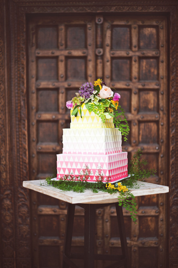 Geometric Wedding Cakes
 Geometric wedding ideas Wedding Inspiration