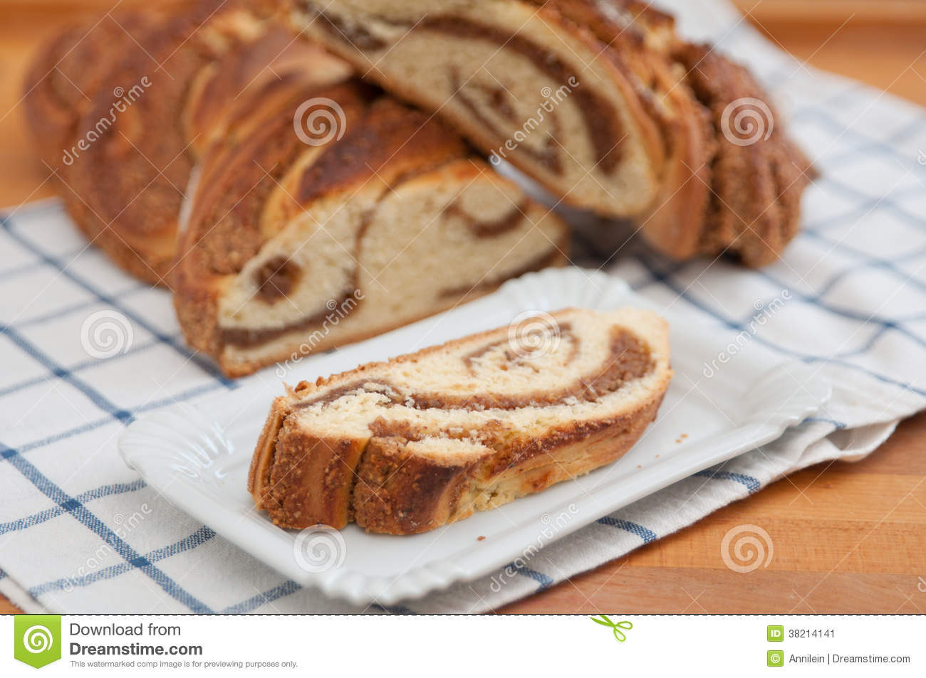 German Easter Bread
 Sweet German Easter Bread Royalty Free Stock