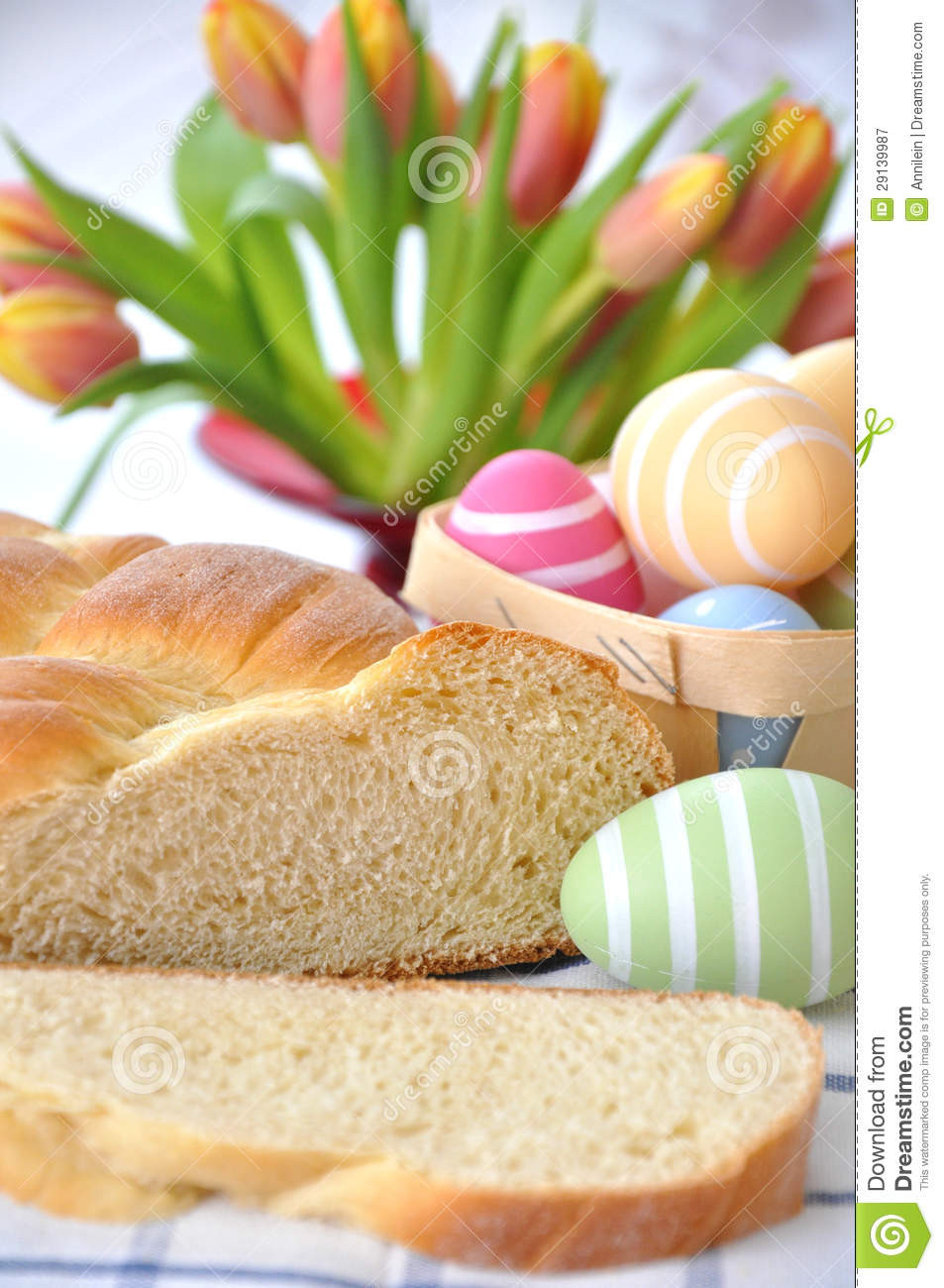 German Easter Bread
 Sweet German Easter Bread Royalty Free Stock
