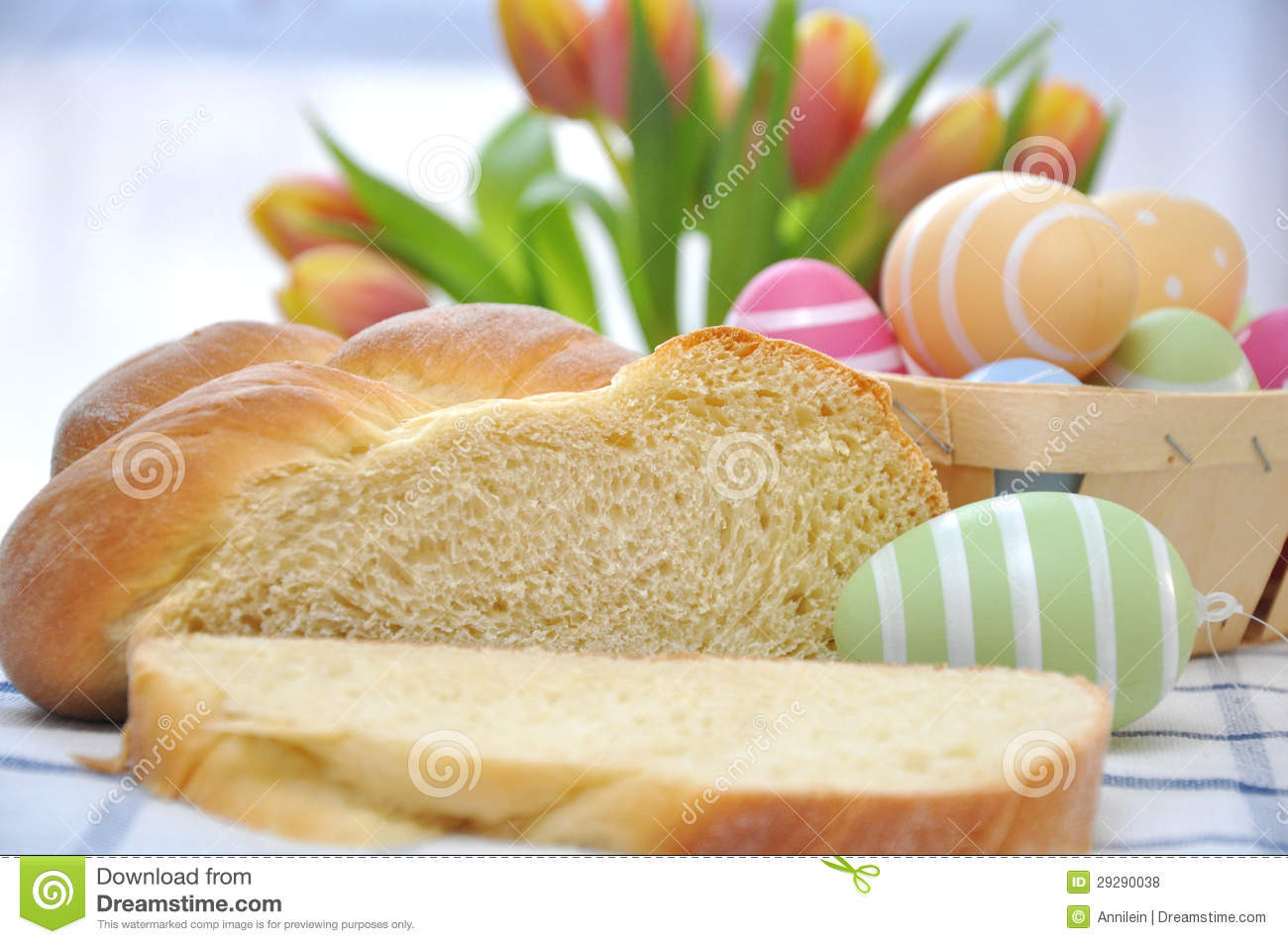 German Easter Bread
 Sweet German Easter Bread Royalty Free Stock