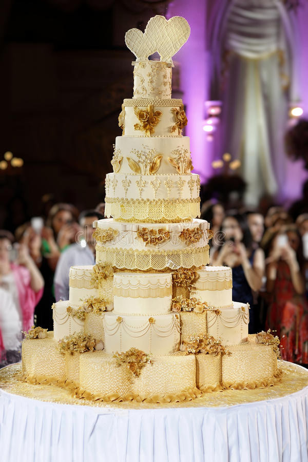 Giant Wedding Cakes
 Giant wedding cake stock image Image of intricate bakery