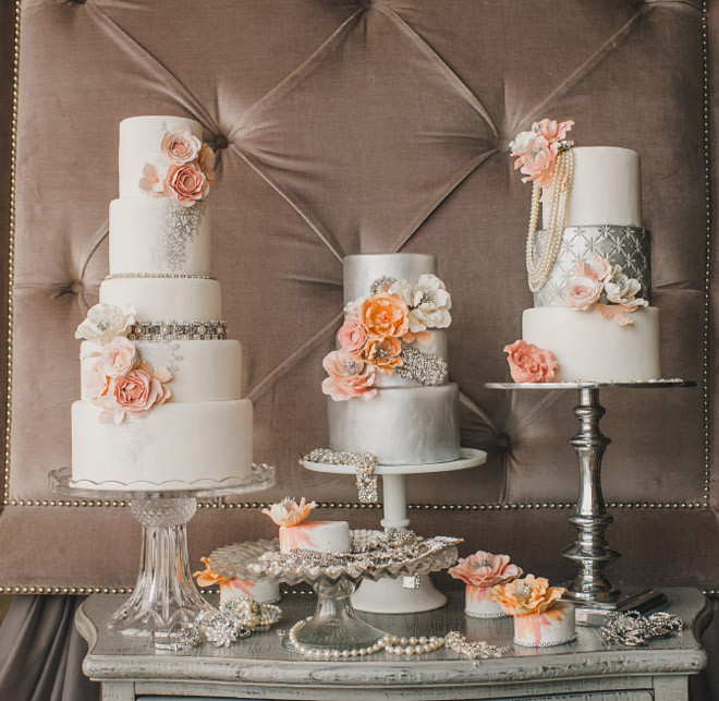 Glamorous Wedding Cakes
 Glamorous Wedding Cakes Belle The Magazine