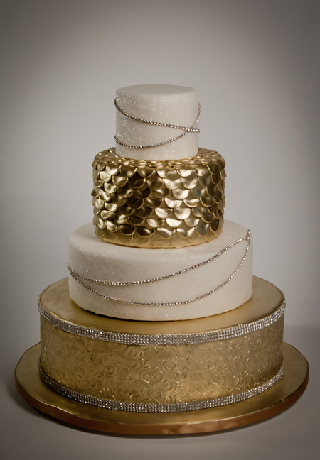 Glamorous Wedding Cakes
 Gold Cakes Glamorous Cakes Wedding Cake