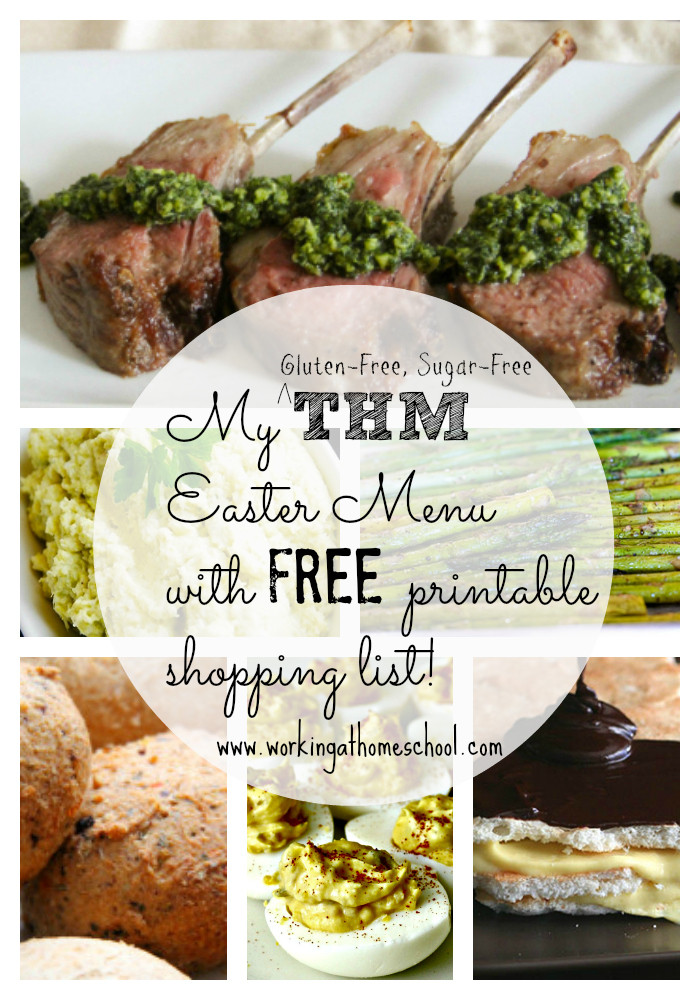 Gluten Free Easter Dinner Best 20 Thm Gluten Free Sugar Free Easter Menu with Printable