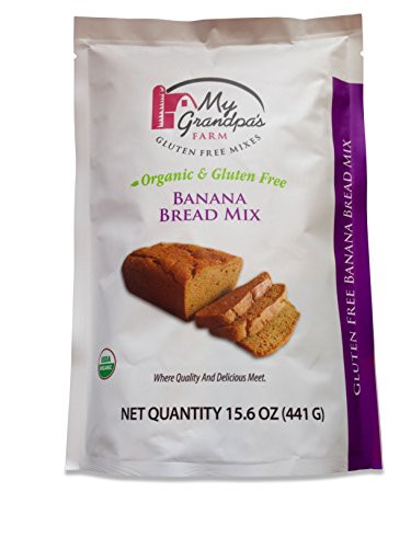 Gluten Free Organic Bread
 My Grandpa s Farm Organic Gluten Free Banana Bread Mix