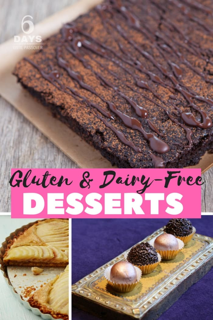 Gluten Free Passover Desserts
 6 Days Until Passover Dairy Free and Gluten Free Passover