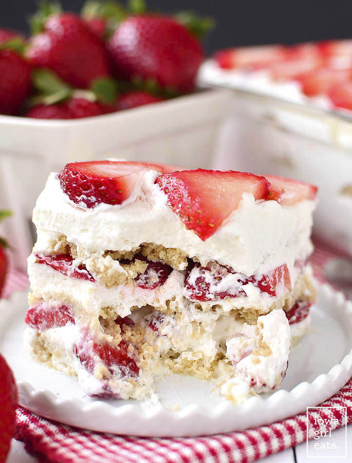 Gluten Free Summer Desserts
 Gluten Free No Bake Strawberry Shortcake Icebox Cake