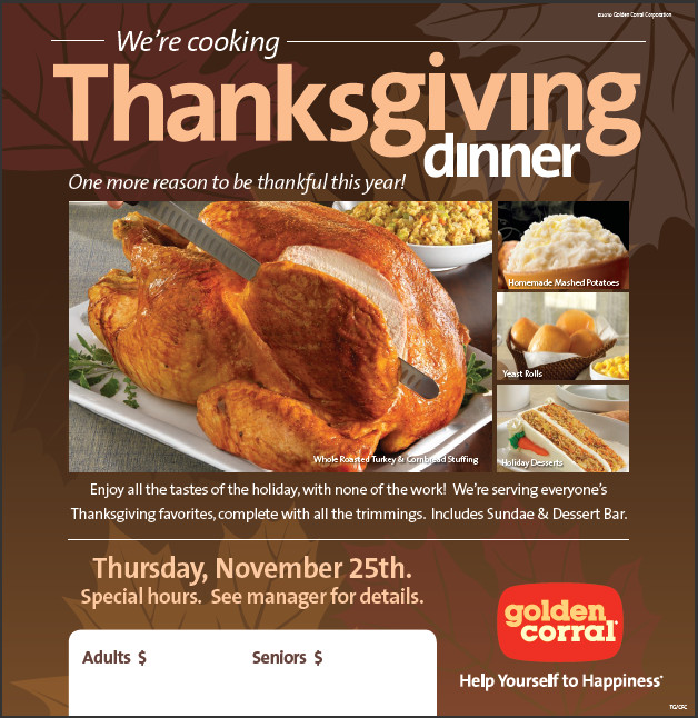 Golden Corral Easter Dinner
 Printable Thanksgiving Coupons – Happy Easter
