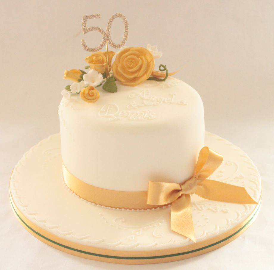 Golden Wedding Anniversary Cakes
 Celebration Cakes by Marianne s Cakes