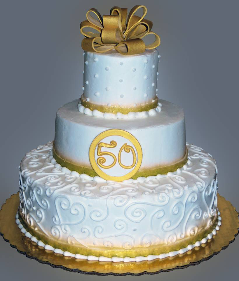 Golden Wedding Anniversary Cakes
 Golden Anniversary Cake Sweet Somethings Desserts