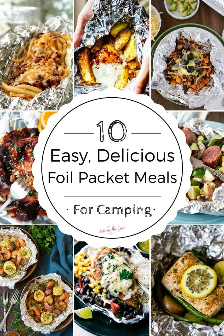 Good Camping Dinners
 meal in foil
