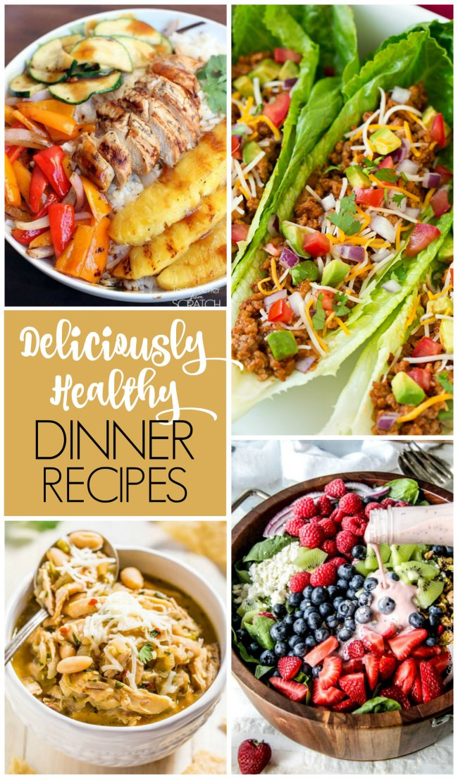 Good Healthy Dinner Recipes
 Deliciously Healthy Dinner Recipes Design Dazzle