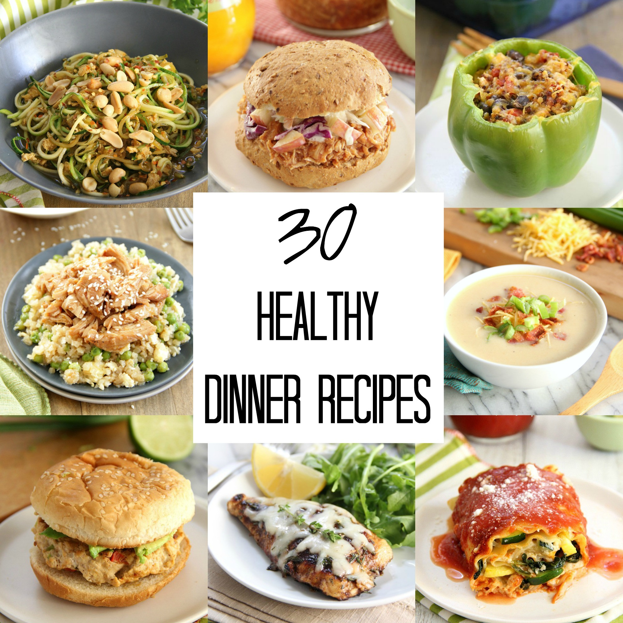 Good Healthy Dinner Recipes
 30 Healthy Dinner Recipes Eat Drink Love