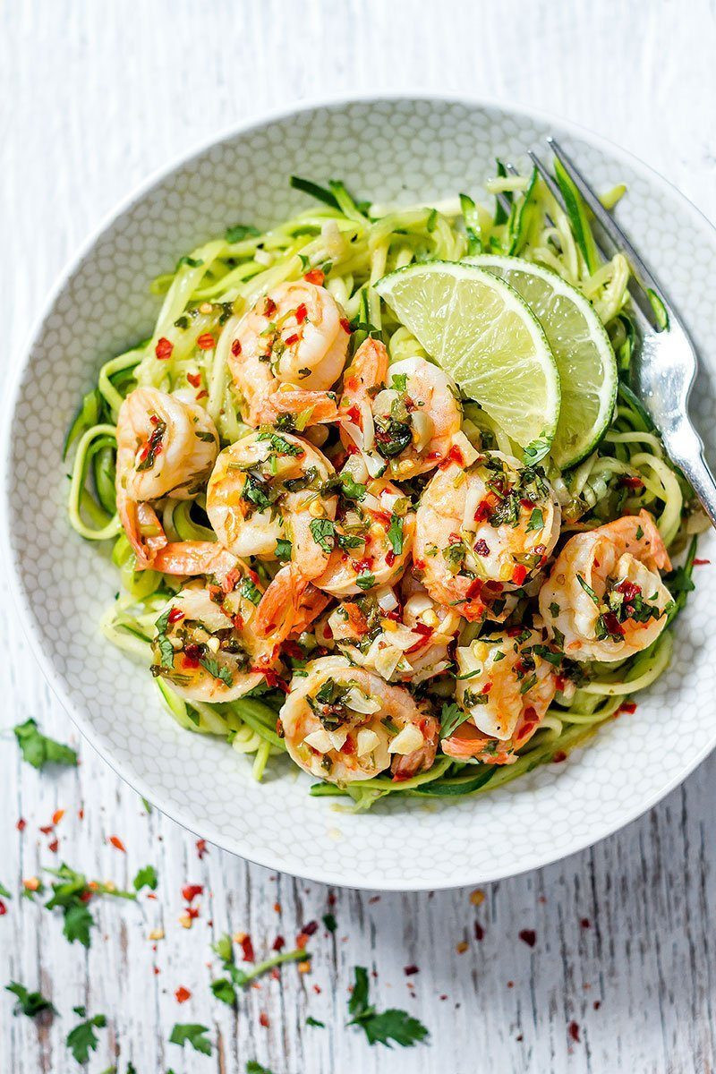 Good Healthy Dinners the top 20 Ideas About Cilantro Lime Shrimp with Zucchini Noodles — Eatwell101