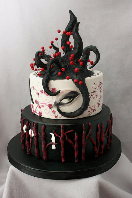 Gothic Wedding Cakes
 Gothic Wedding cake Cake by Marina Danovska CakesDecor