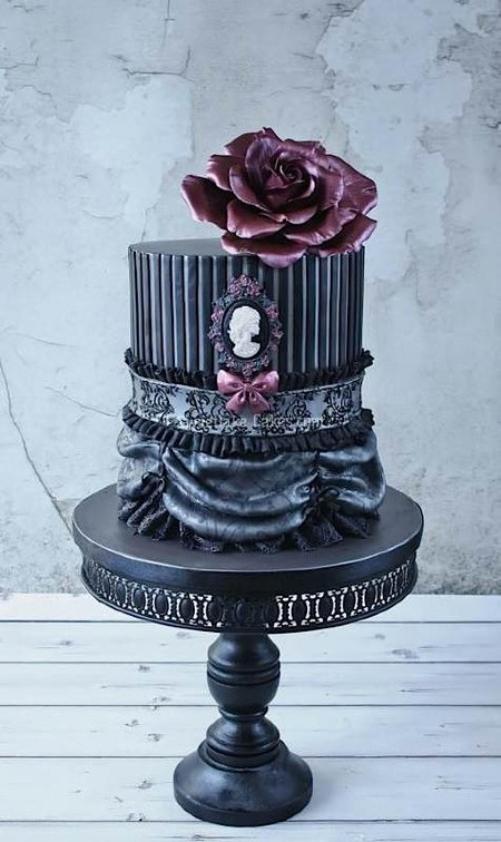 Gothic Wedding Cakes
 Cake Wrecks Home Sunday Sweets Gothic Elegance