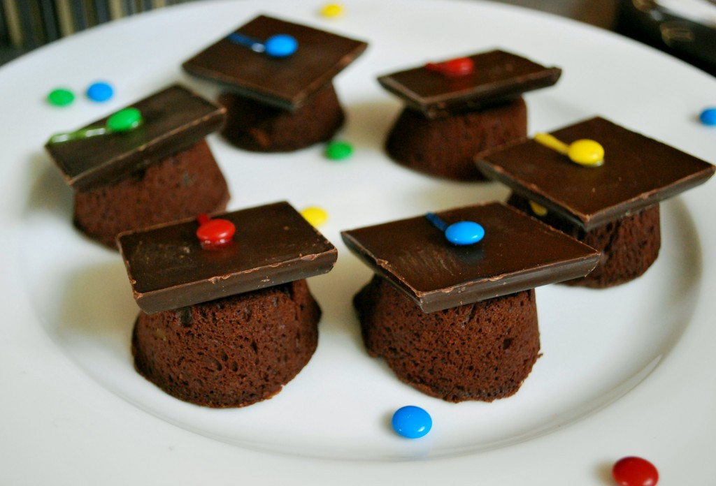 Graduation Cap Desserts
 Graduation Cap Brownies