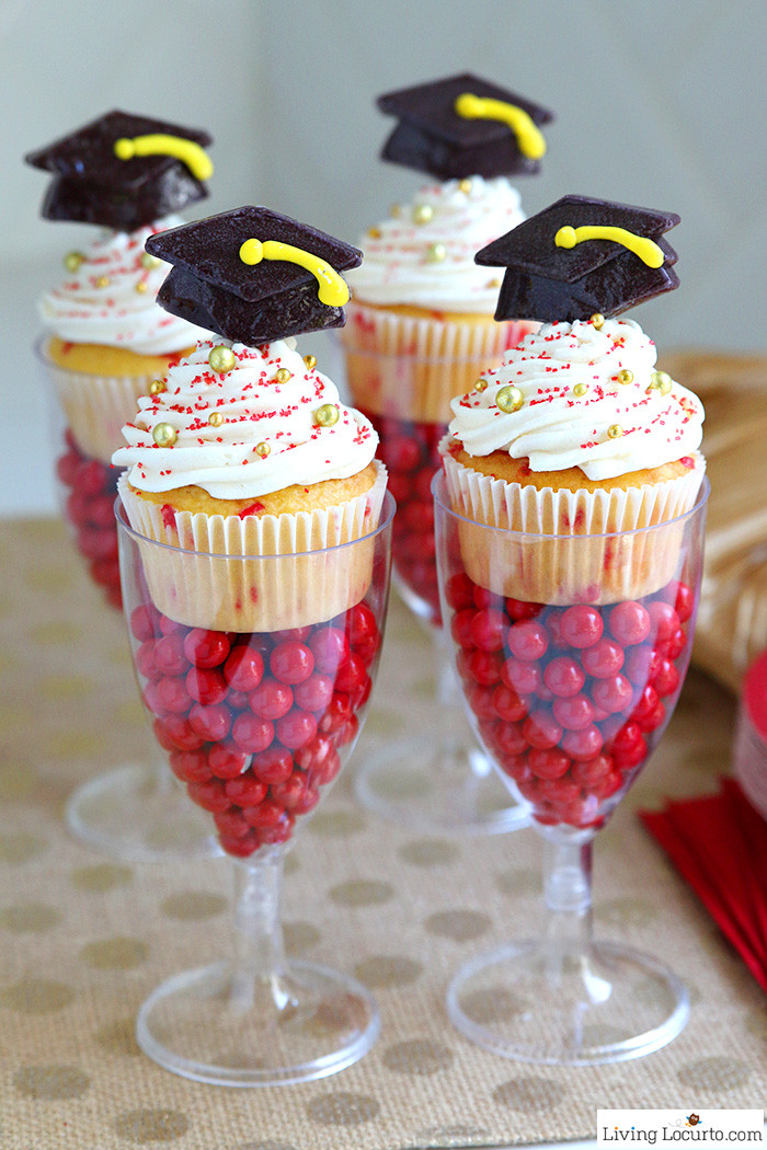 Graduation Cupcakes Ideas
 Funfetti Graduation Cupcakes