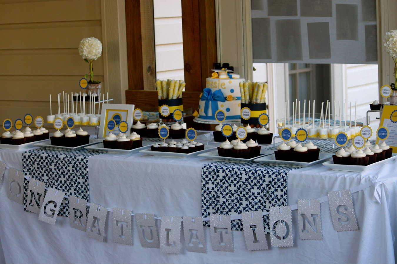 Graduation Dessert Table
 Cassie’s Graduation Dessert Table