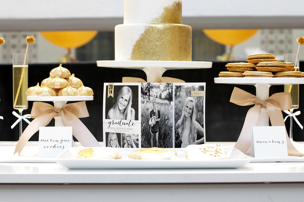 Graduation Dessert Table
 Sparkling Senior Graduation Party with Shutterfly — Kristi