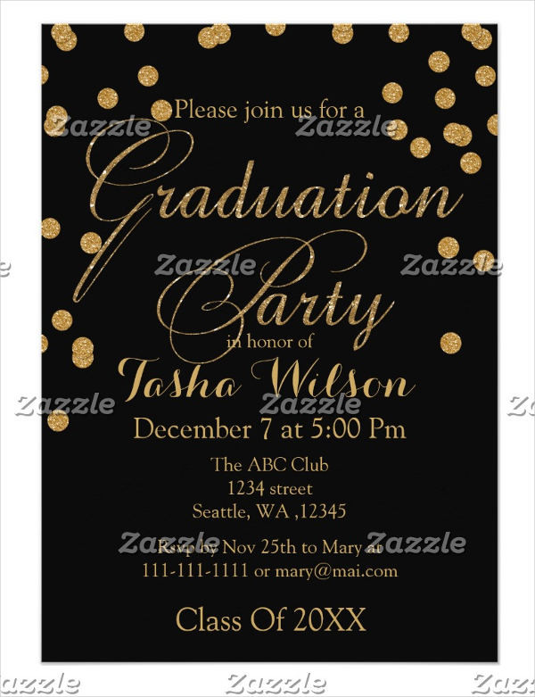 Graduation Dinner Invitation
 34 Sample Invitation Templates PSD AI