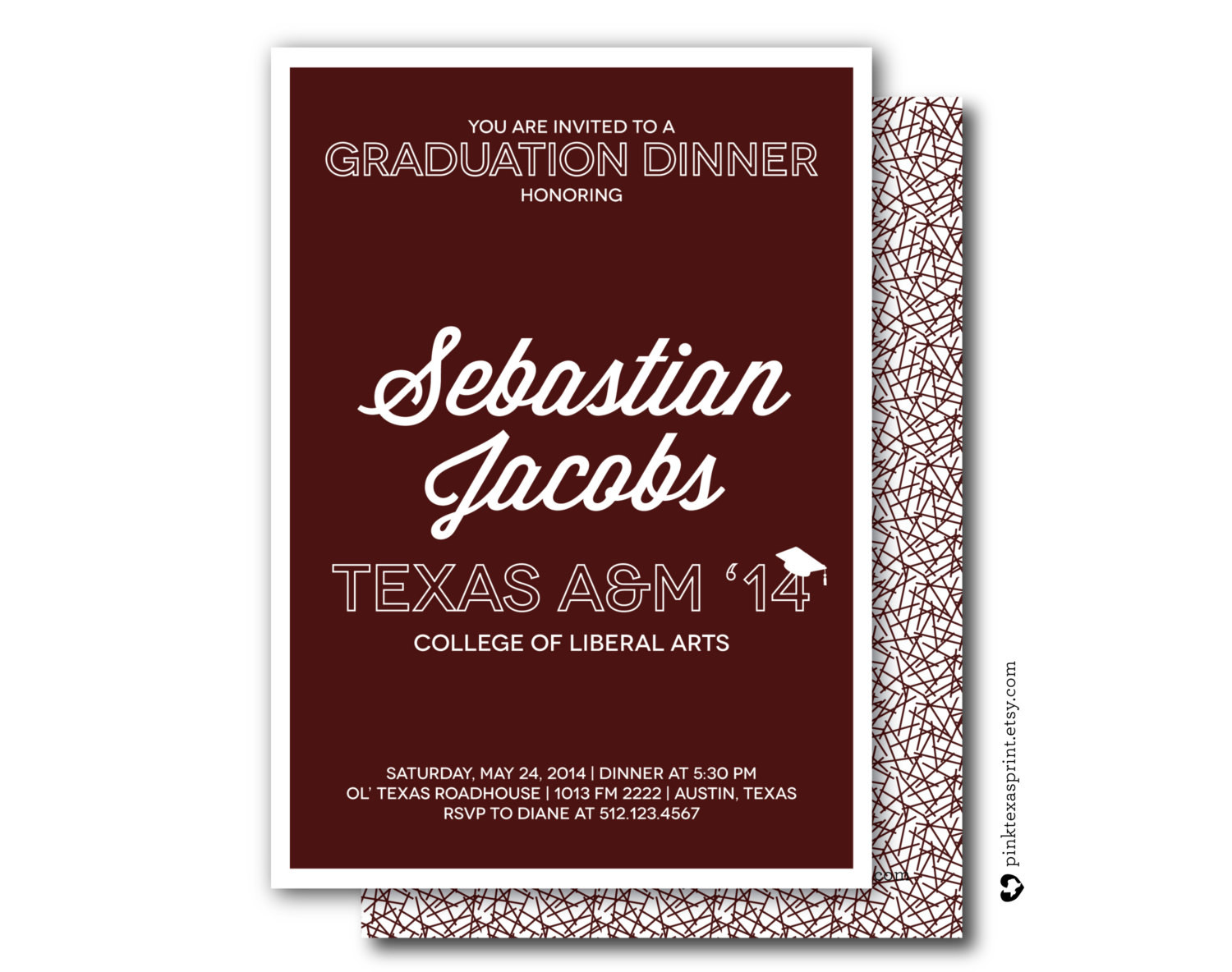 Graduation Dinner Invitation
 Graduation Invitations Dinner Party Celebration by