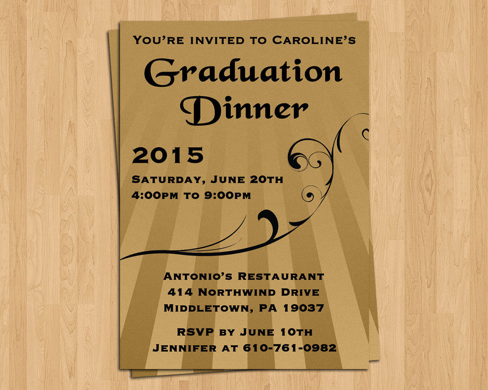 Graduation Dinner Invitation the Best Ideas for Graduation Invitation Dinner Invite Special by Lifeplustwo