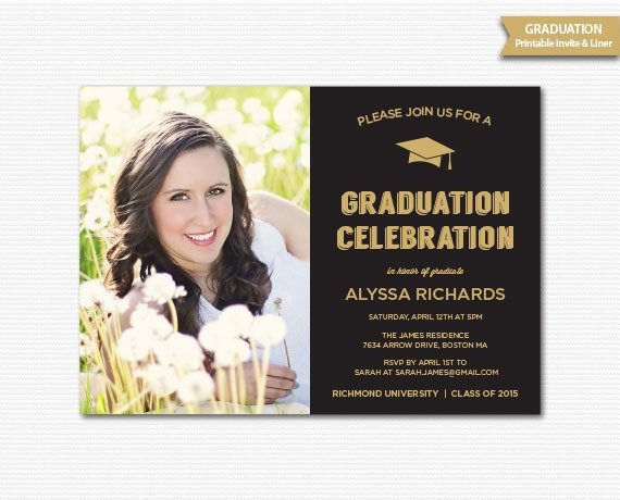 Graduation Dinner Invitation
 Graduation Invitation Grad Announcement Graduation Party