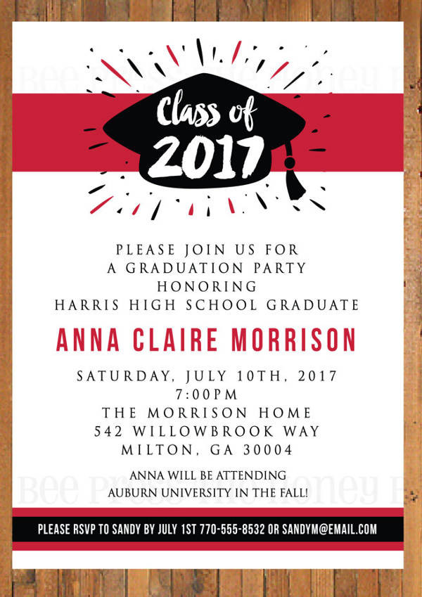 Graduation Dinner Invitation
 50 Printable Dinner Invitation Templates PSD AI