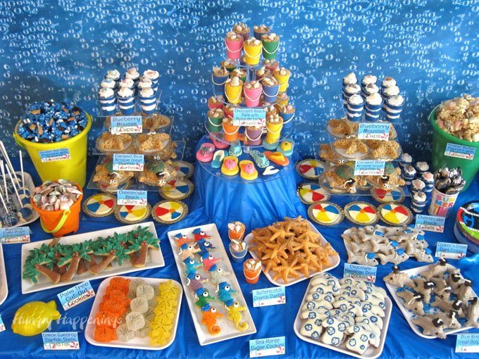 Graduation Party Desserts
 Beach Themed Party Ideas & Under the Sea Desserts