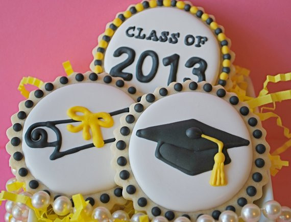 Graduation Sugar Cookies
 Graduation Decorated Sugar Cookies by sweetgoosiegirl on Etsy