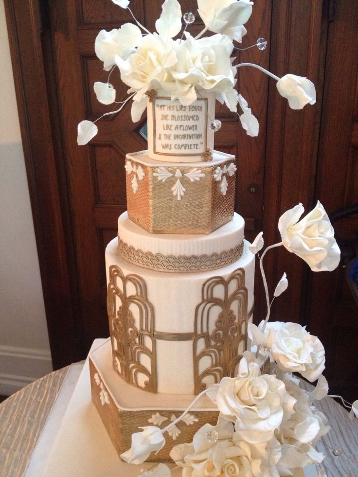 Great Gatsby Wedding Cakes
 1000 images about Great Gatsby on Pinterest