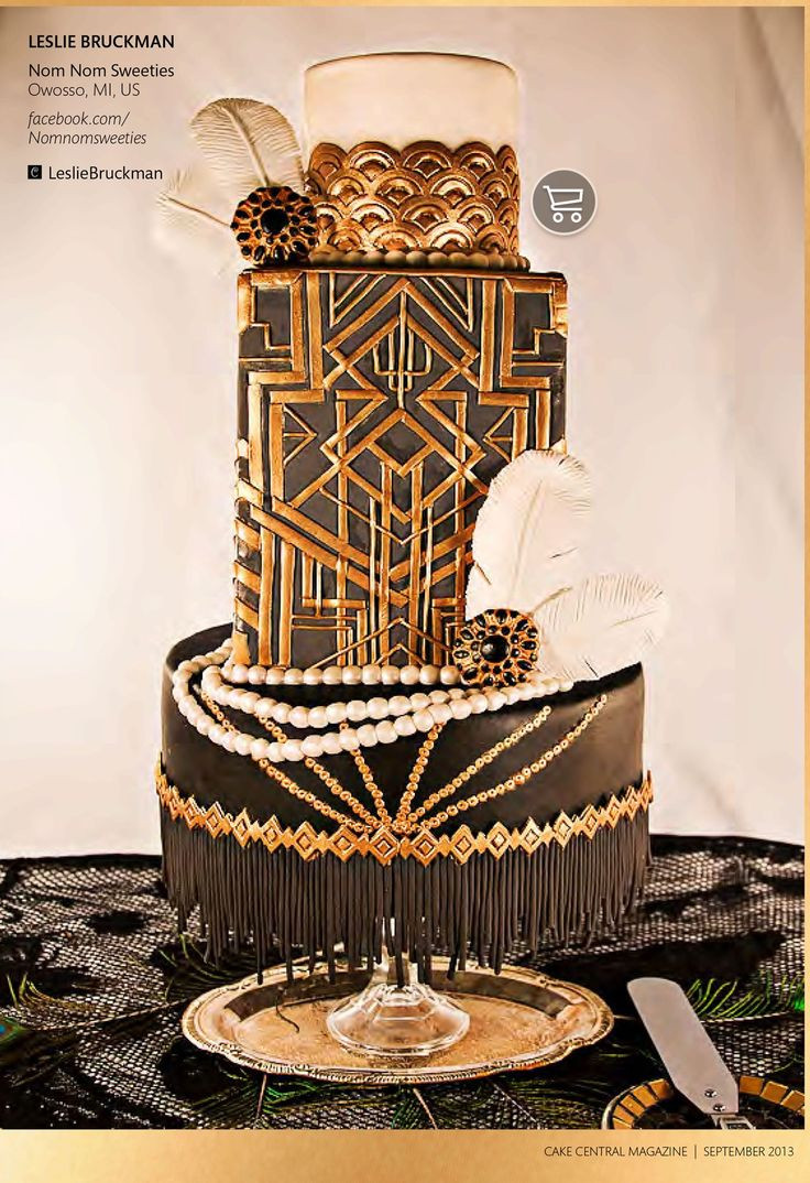 Great Gatsby Wedding Cakes
 35 best Great Gatsby Cakes images on Pinterest