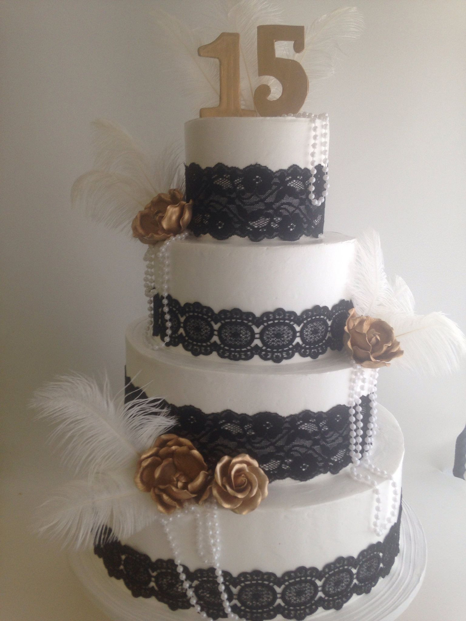 Great Gatsby Wedding Cakes
 Great Gatsby themed cake 3762