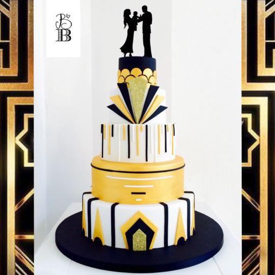 Great Gatsby Wedding Cakes
 Great Gatsby wedding cake cake by Bella s Bakery