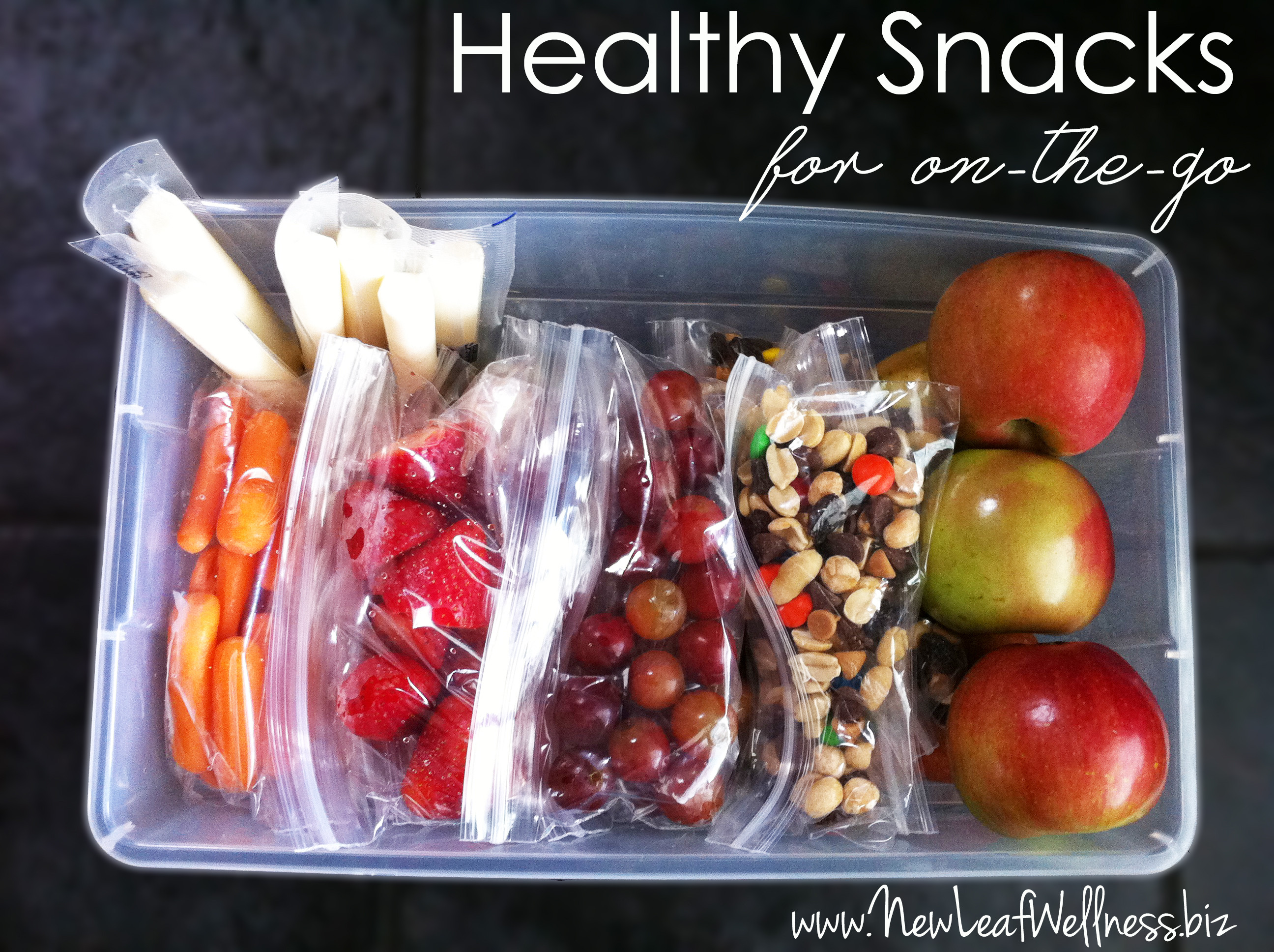 Great Healthy Snacks
 Simple healthy snacking – New Leaf Wellness