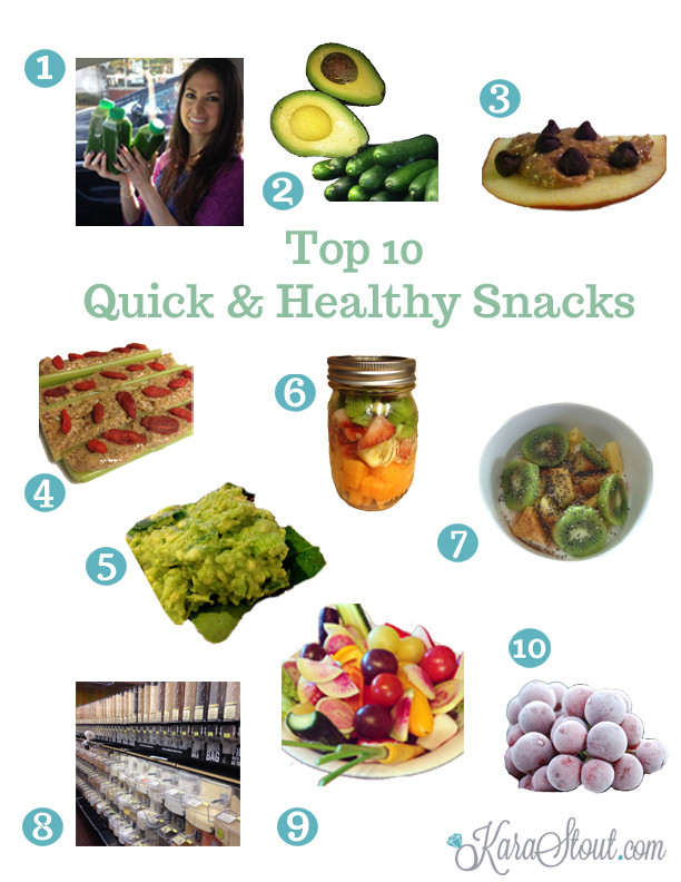 Great Healthy Snacks
 Top 10 Quick Healthy Snacks