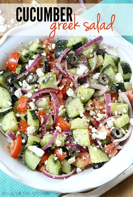 Greek Side Dishes Healthy
 Greek salad recipes Healthy and Cheese on Pinterest