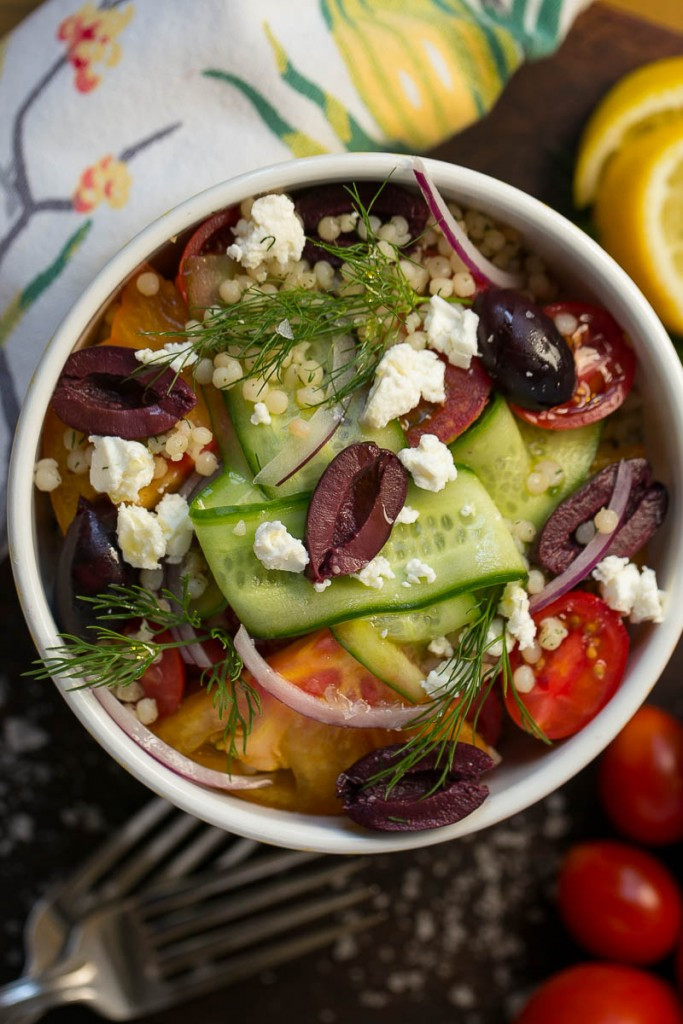 Greek Side Dishes Healthy
 Greek Couscous Bowls Dinner at the Zoo