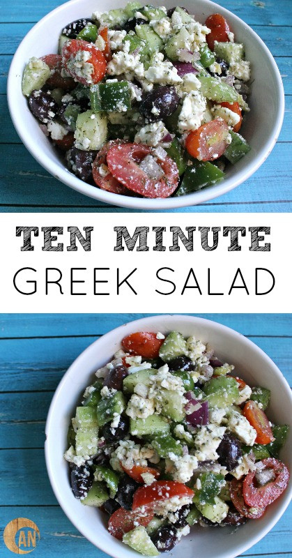 Greek Side Dishes Healthy
 Ten Minute Greek Salad Ancestral Nutrition