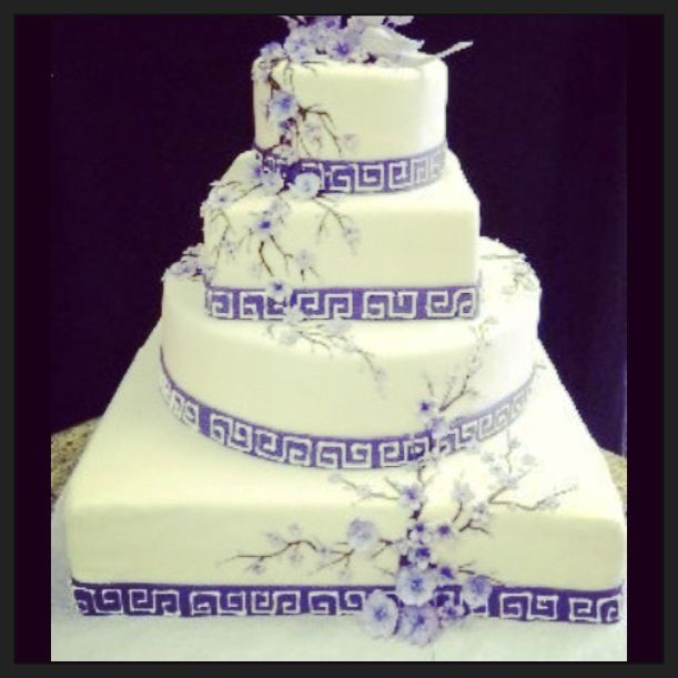 Greek Wedding Cakes
 Greek themed wedding cake Wedding ideas