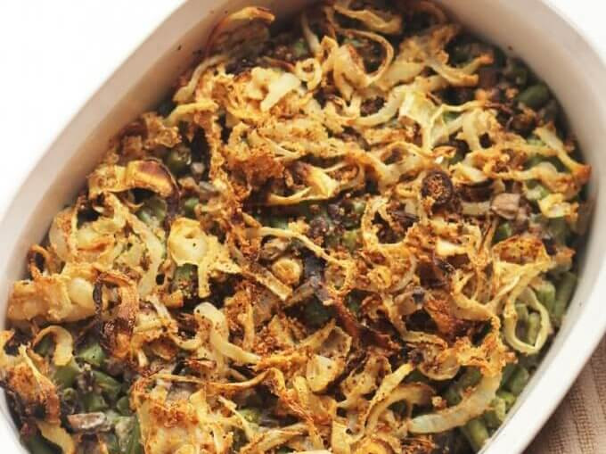 Green Bean Casserole Healthy
 25 Thanksgiving Side Dishes Plus Vegan and Ve arian