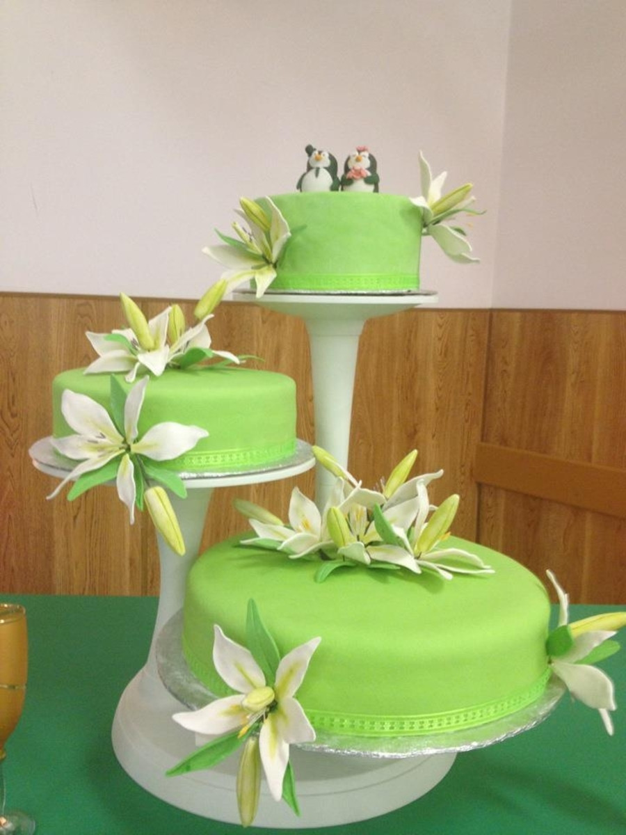 Green Wedding Cakes
 Lime Green Wedding Cake CakeCentral