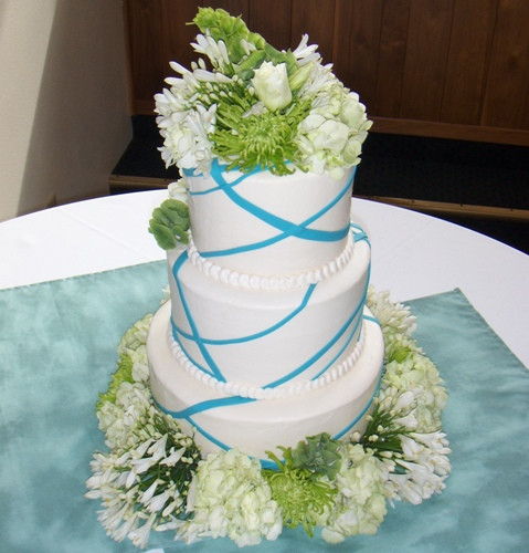 Green Wedding Cakes
 Wedding Cakes Blue and Green wedding Cakes