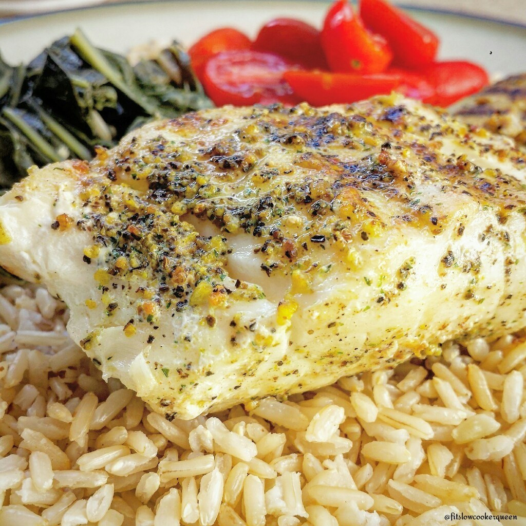 Grilled Cod Fish Recipes Healthy
 "Sea" Grilled Cod Fit Slow Cooker Queen