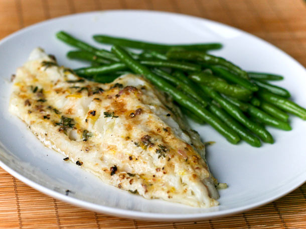 Grilled Cod Fish Recipes Healthy
 Dinner Tonight Broiled Cod with Lemon and Thyme Recipe